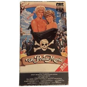 VTG 1982 The Pirate Movie VHS CBS FOX retro vintage film